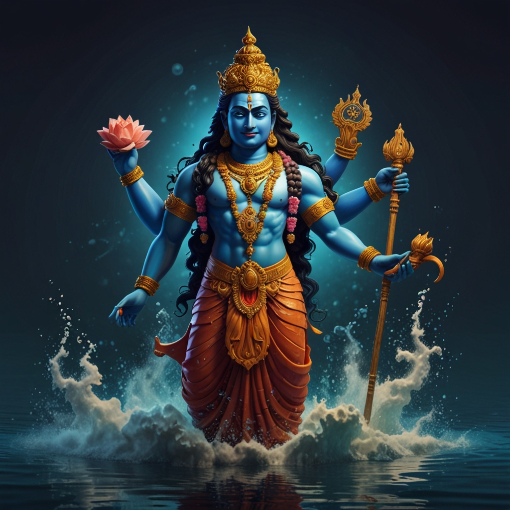 Hindu Matsya avatar of Vishnu